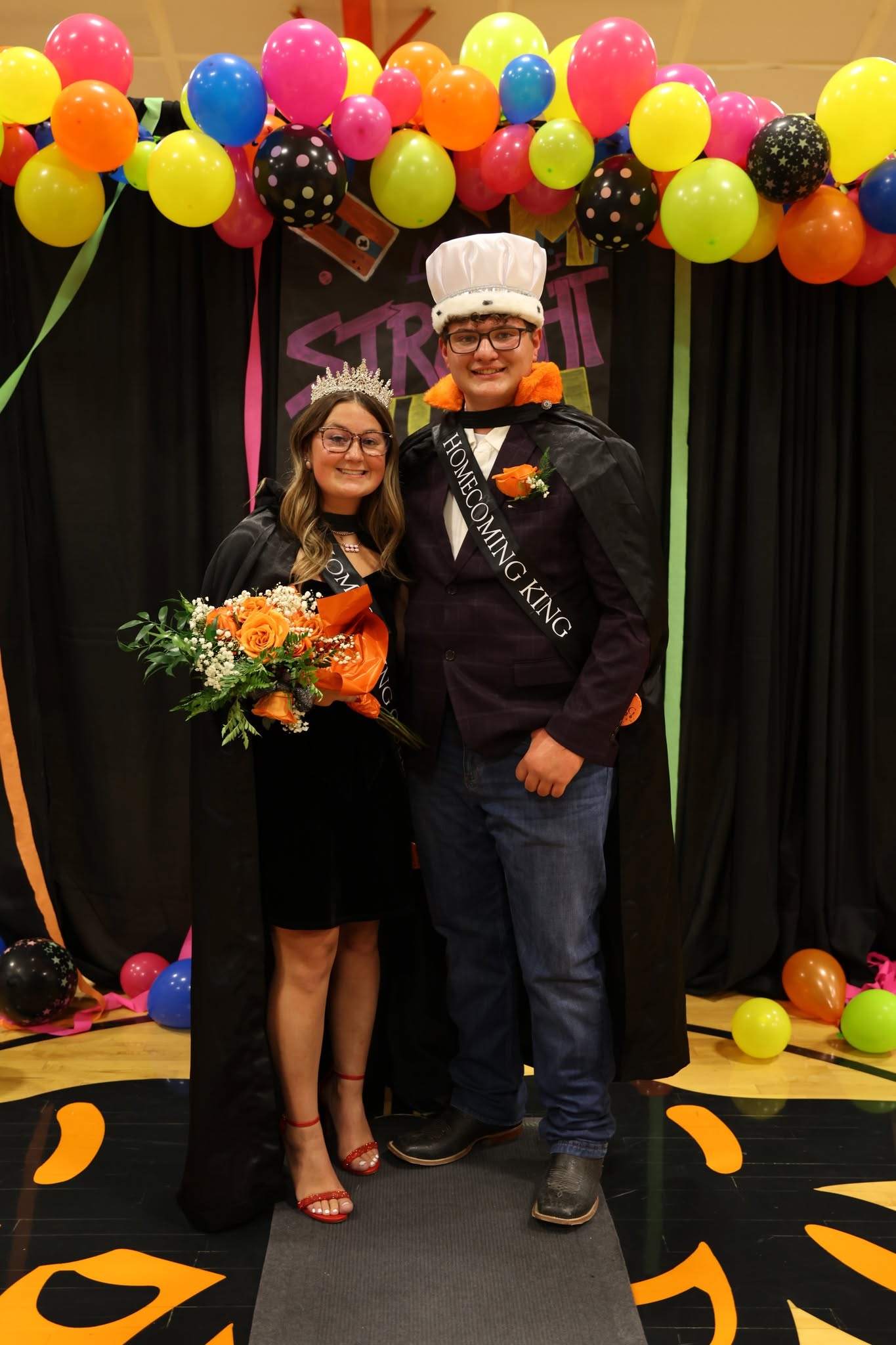 Image of homecoming queen and king